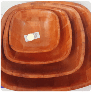 Square wooden salad bowl from R29.90