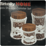 3pc storage canister set